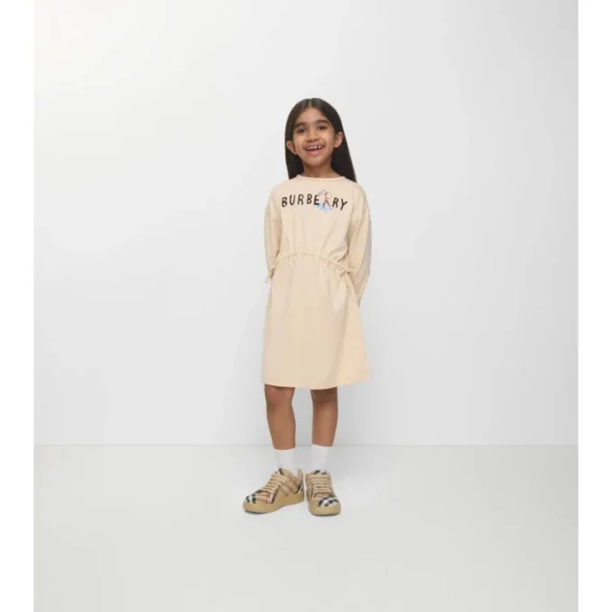 Rochie din bumbac cu logo-ul Gărzii Regale din Londra Rochie din bumbac cu logo-ul Gărzii Regale din Londra