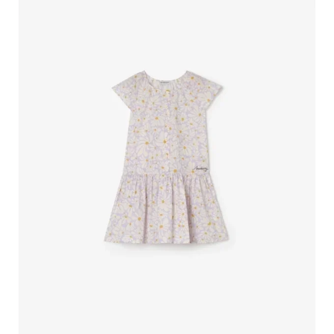Rochie din bumbac cu margarete