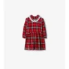 Rochie din flanel de bumbac cu imprimeu în carouri Rochie din flanel de bumbac cu imprimeu în carouri