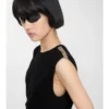 Rochie din jersey de bumbac cu bordură în carouri Rochie din jersey de bumbac cu bordură în carouri