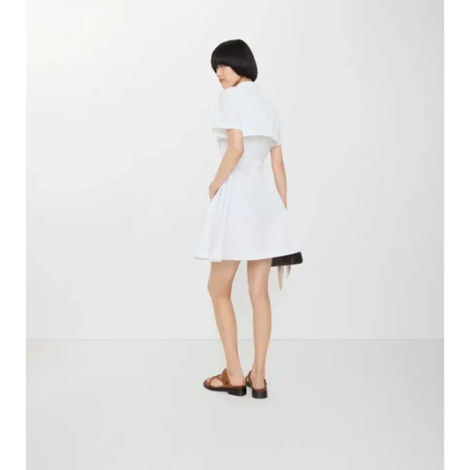 Rochie din poplin de bumbac