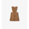 Rochie din velur cu model în carouri