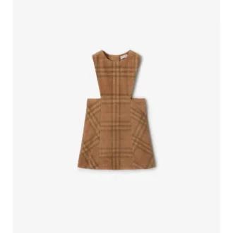 Rochie din velur cu model în carouri