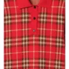 Rochie polo din bumbac și lână cu imprimeu în carouri Rochie polo din bumbac și lână cu imprimeu în carouri