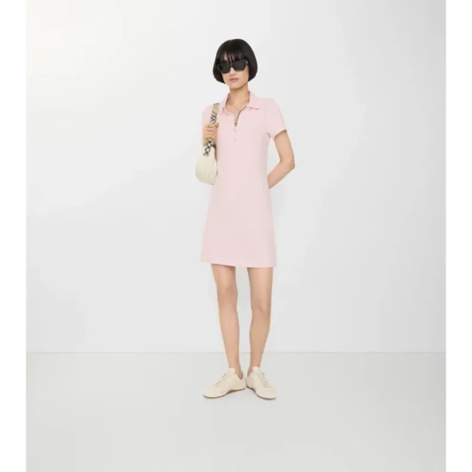 Rochie tip polo din bumbac