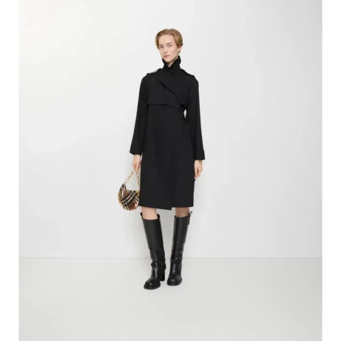 Rochie trench din lână