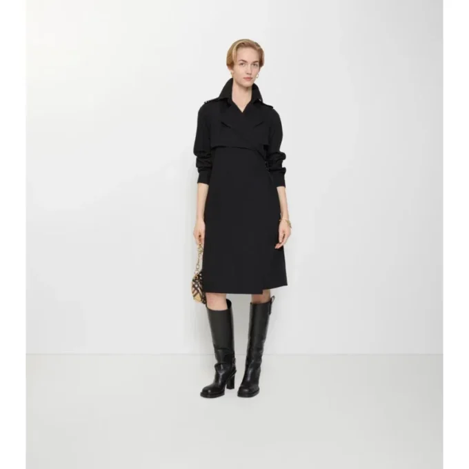 Rochie trench din lână