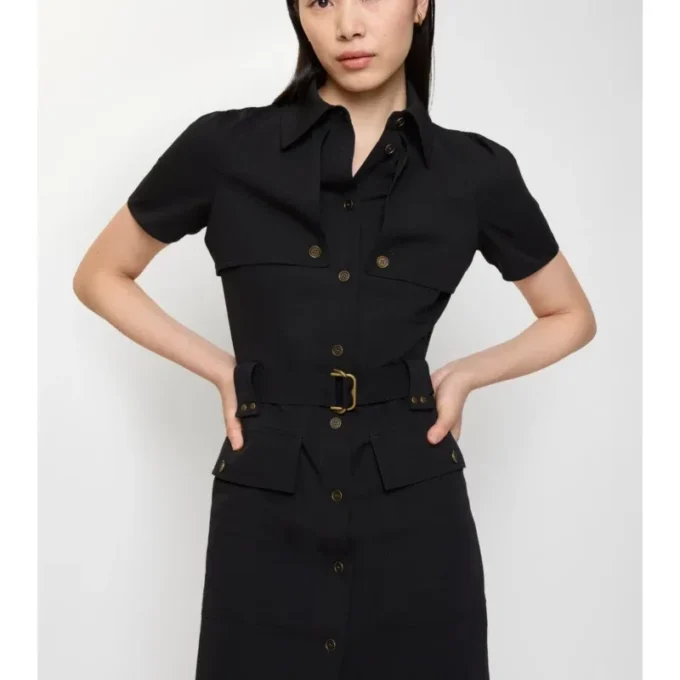 Rochie trench din lână