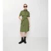 Rochie trench din poplin de bumbac