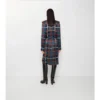 Rochie trench din viscoză cu imprimeu în carouri Rochie trench din viscoză cu imprimeu în carouri