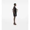 Rochie-tricou din bumbac cu borduri în carouri Rochie-tricou din bumbac cu borduri în carouri
