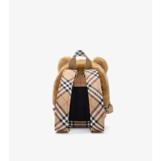 Rucsac Teddy din blană artificială Rucsac Teddy din blană artificială