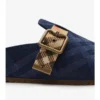Saboti Urchin din denim cu model în carouri Saboti Urchin din denim cu model în carouri