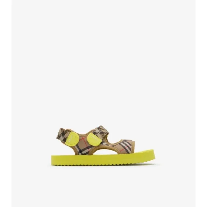 Sandale cu model Check
