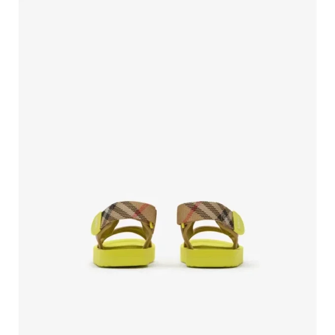 Sandale cu model Check