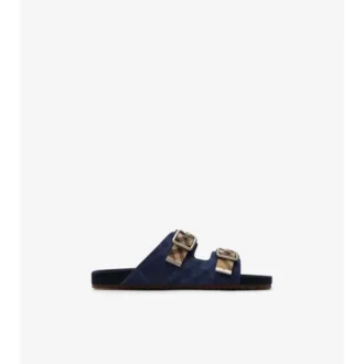 Sandale Urchin din denim cu model în carouri