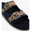 Sandale Urchin din denim cu model în carouri