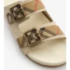 Sandale Urchin din piele de căprioară cu model în carouri Sandale Urchin din piele de căprioară cu model în carouri