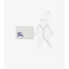 Set cadou pentru bebeluși din bumbac elastic, format din trei piese Set cadou pentru bebeluși din bumbac elastic, format din trei piese