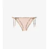 Slip de bikini cu bordură în carouri Slip de bikini cu bordură în carouri