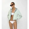 Slip de bikini cu bordură în carouri Slip de bikini cu bordură în carouri