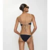 Slip de bikini cu bordură în carouri Slip de bikini cu bordură în carouri