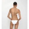 Slip de bikini cu bordură în carouri Slip de bikini cu bordură în carouri