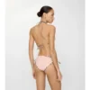 Slip de bikini cu bordură în carouri Slip de bikini cu bordură în carouri