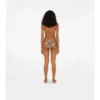 Slip de bikini cu imprimeu în carouri Slip de bikini cu imprimeu în carouri