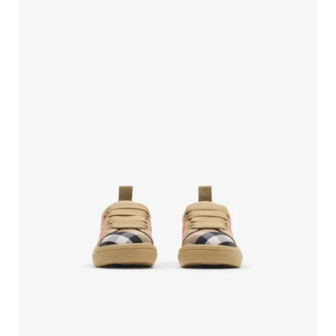 Sneakersi cu imprimeu în carouri Sneakersi cu imprimeu în carouri