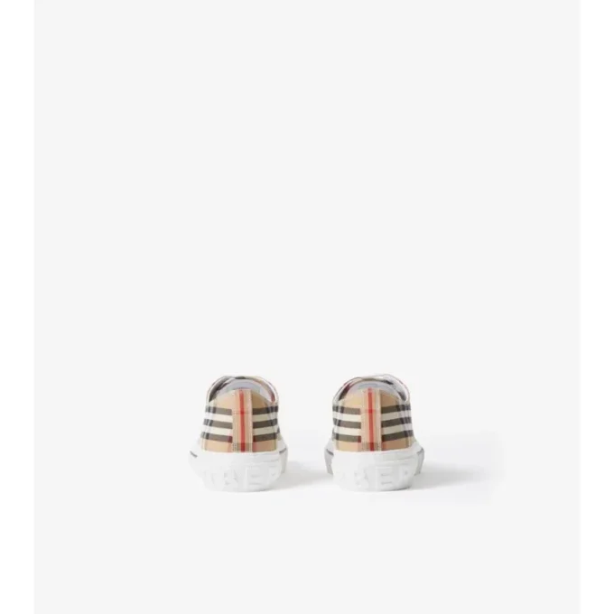 Sneakersi cu imprimeu în carouri Sneakersi cu imprimeu în carouri