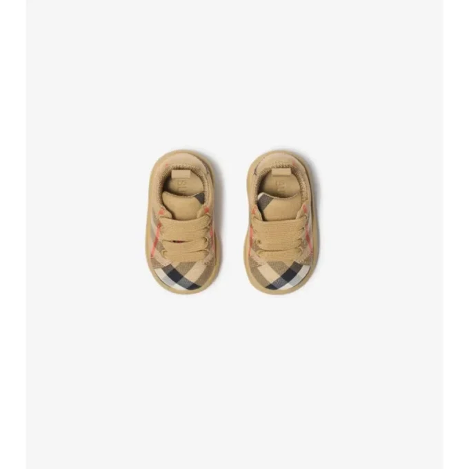 Sneakersi cu imprimeu în carouri Sneakersi cu imprimeu în carouri