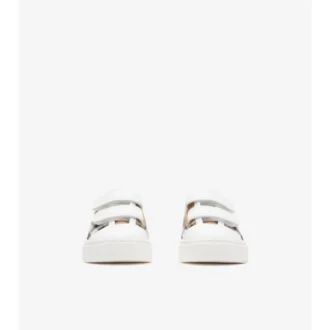 Sneakersi din bumbac cu model în carouri