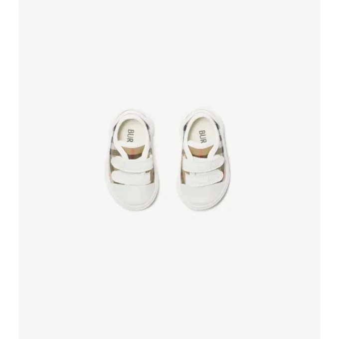 Sneakersi din bumbac cu model în carouri
