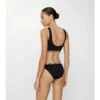 Top de bikini cu bordură în carouri Top de bikini cu bordură în carouri
