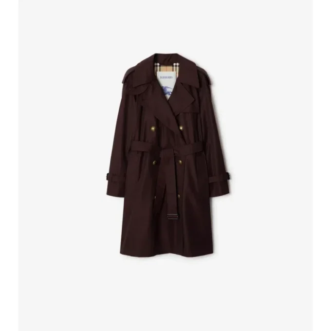Trench Coat Castleford din gabardină, de lungime medie Trench Coat Castleford din gabardină, de lungime medie