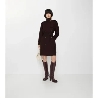 Trench Coat Castleford din gabardină, de lungime medie