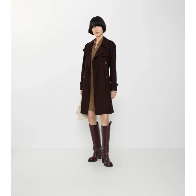 Trench Coat Castleford din gabardină, de lungime medie Trench Coat Castleford din gabardină, de lungime medie