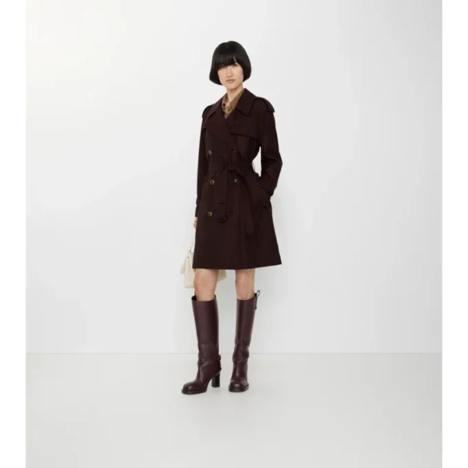 Trench Coat Castleford din gabardină, de lungime medie Trench Coat Castleford din gabardină, de lungime medie