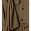 Trench Coat cu eșarfă lungă din mătase Trench Coat cu eșarfă lungă din mătase