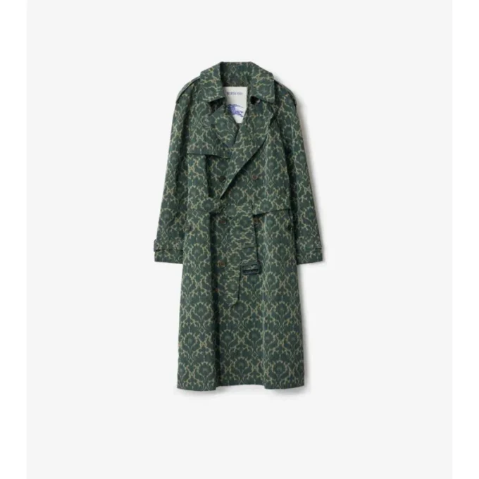 Trench Coat din amestec de viscoză în stil baroc Trench Coat din amestec de viscoză în stil baroc