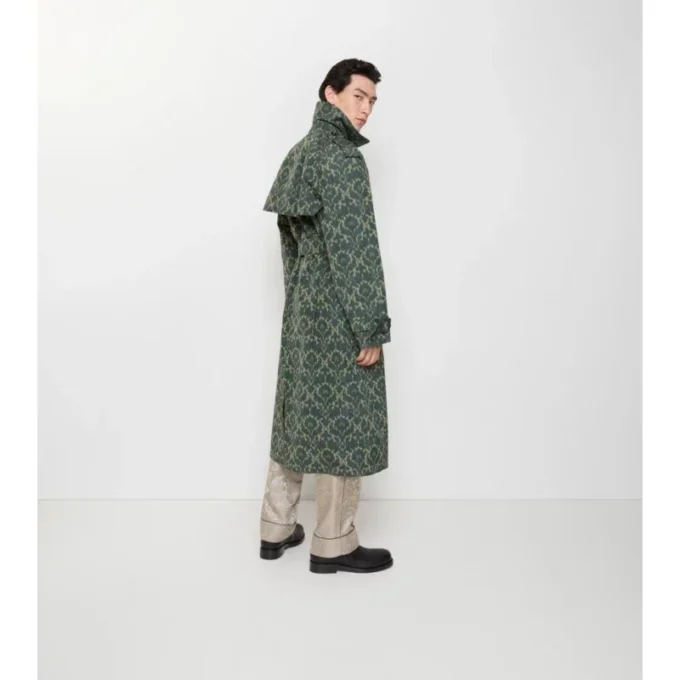 Trench Coat din amestec de viscoză în stil baroc Trench Coat din amestec de viscoză în stil baroc