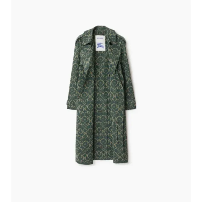 Trench Coat din amestec de viscoză în stil baroc Trench Coat din amestec de viscoză în stil baroc