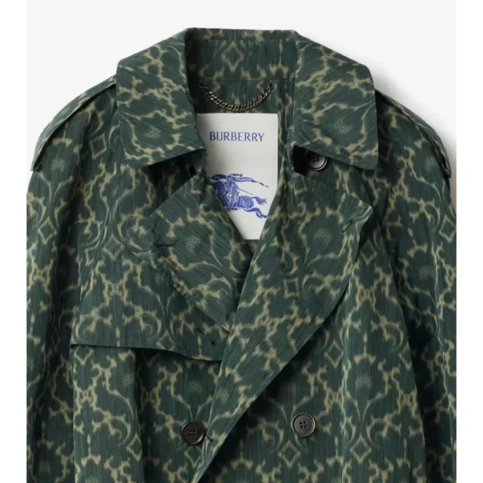 Trench Coat din amestec de viscoză în stil baroc Trench Coat din amestec de viscoză în stil baroc