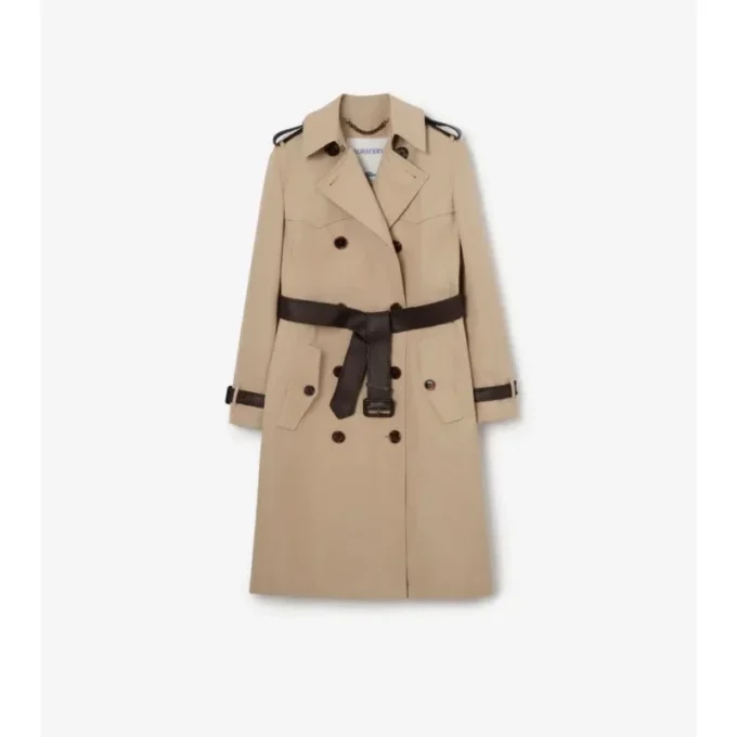 Trench Coat din bumbac și mătase Foxfield