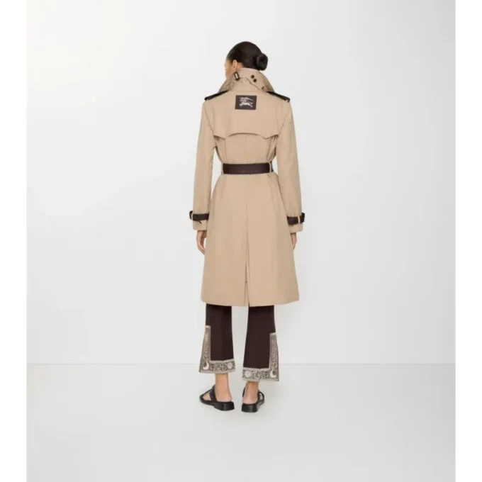 Trench Coat din bumbac și mătase Foxfield