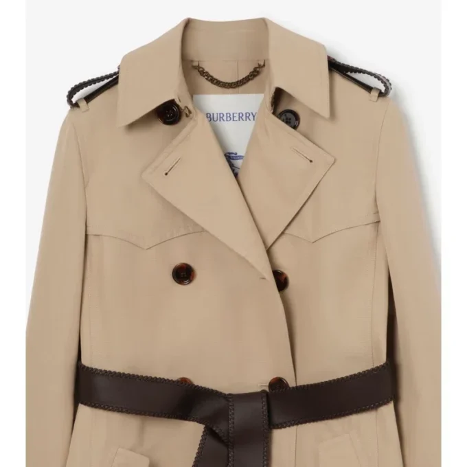 Trench Coat din bumbac și mătase Foxfield
