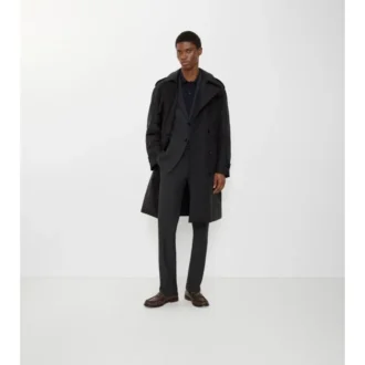 Trench Coat din bumbac și nailon căptușit