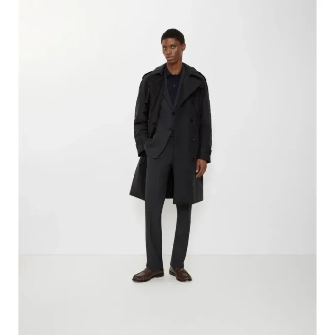Trench Coat din bumbac și nailon căptușit Trench Coat din bumbac și nailon căptușit