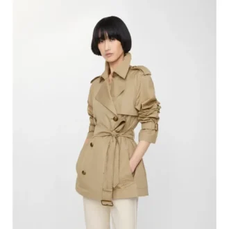 Trench Coat din bumbac ușor Belgravia 